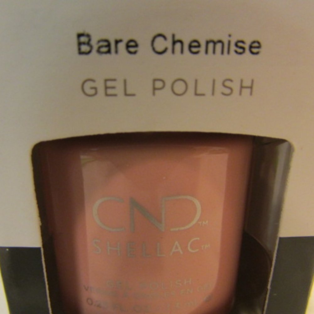 CND Shellac Brand Gel Polish “Bare Chemise” .25 oz - Picture 2 of 5
